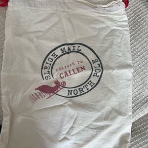 Sleigh Mail North Pole Canvas Bag “Callen”